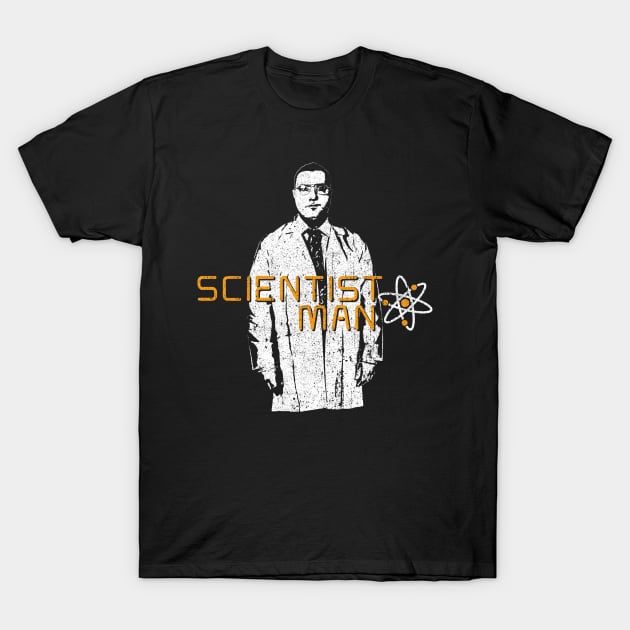 Scientist Man T-Shirt by huckblade